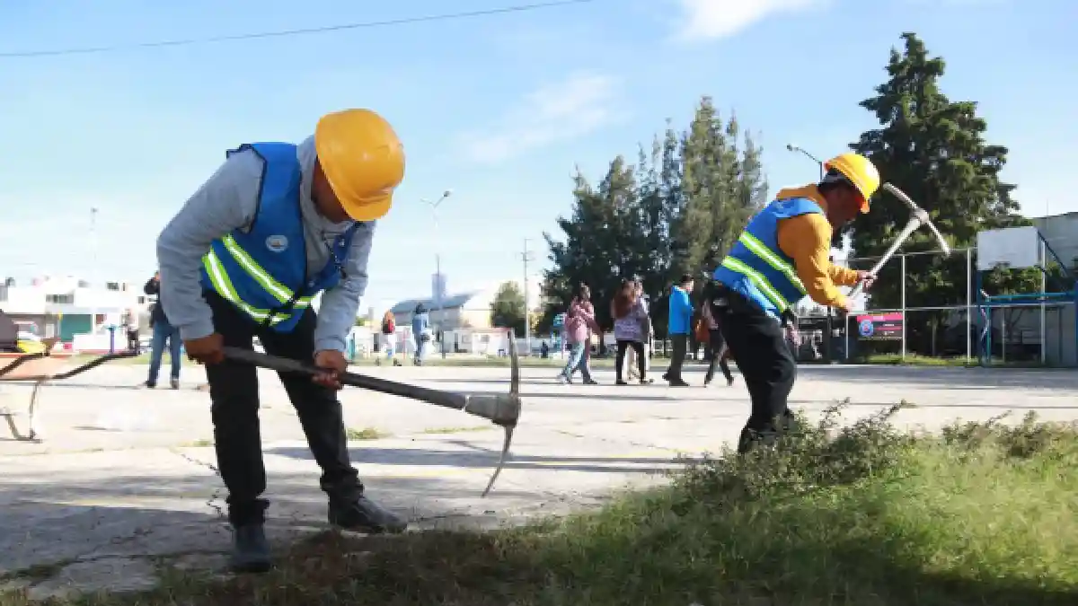 Gobierno Municipal arranca rehabilitación del parque de Fuentes de San Bartolo