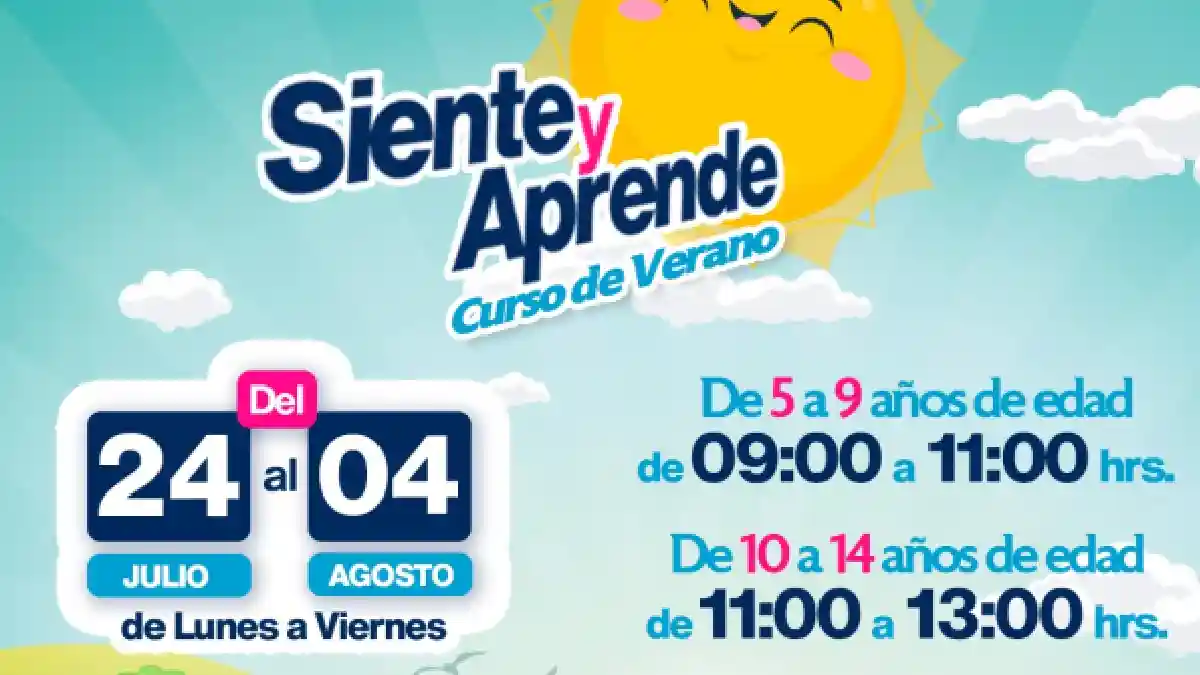 SMDIF Puebla invita a curso de verano “Siente y Aprende” para padres e hijos