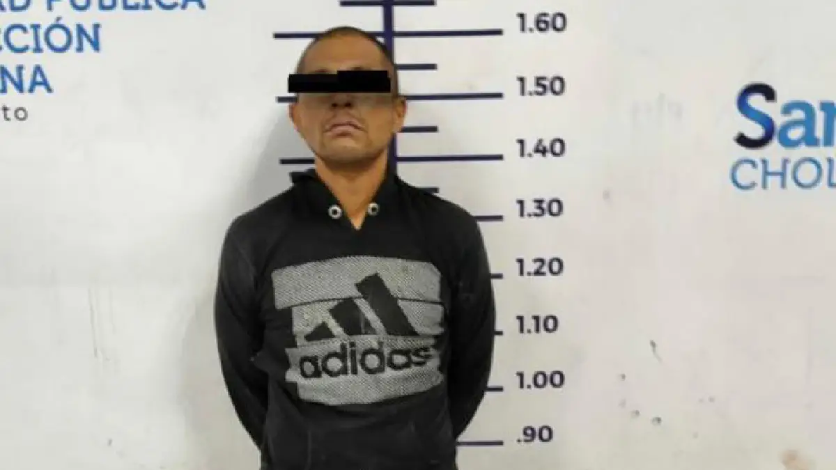 Detiene policía de San Andrés Cholula a persona por robo a casa habitación