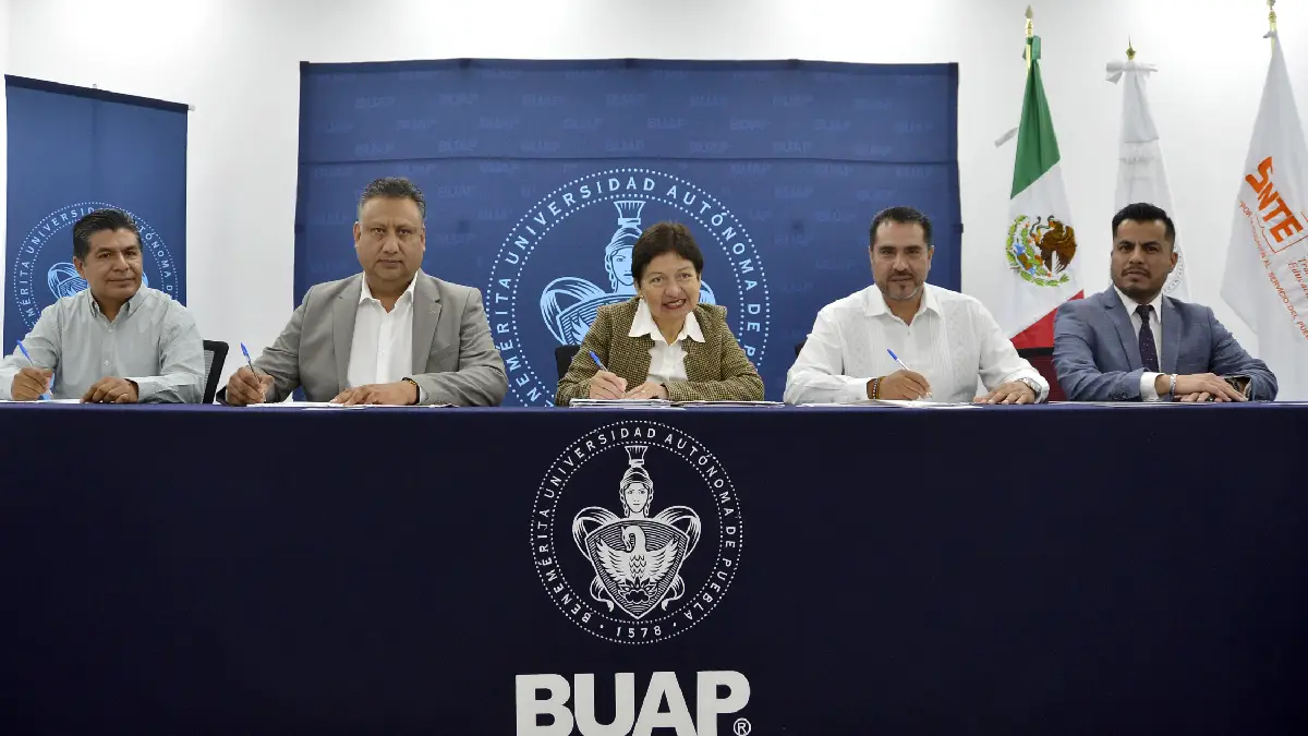 Estrechan lazos de colaboración BUAP y sindicatos de Trabajadores del Seguro Social y de la Educación en Puebla