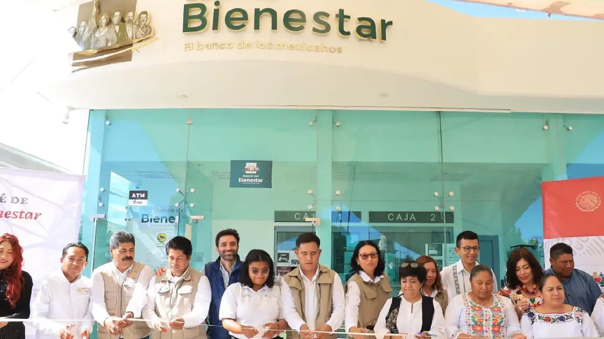 Inaugura Gobierno Federal y Gobierno Municipal de Tepeaca 2 sucursales del Banco del Bienestar