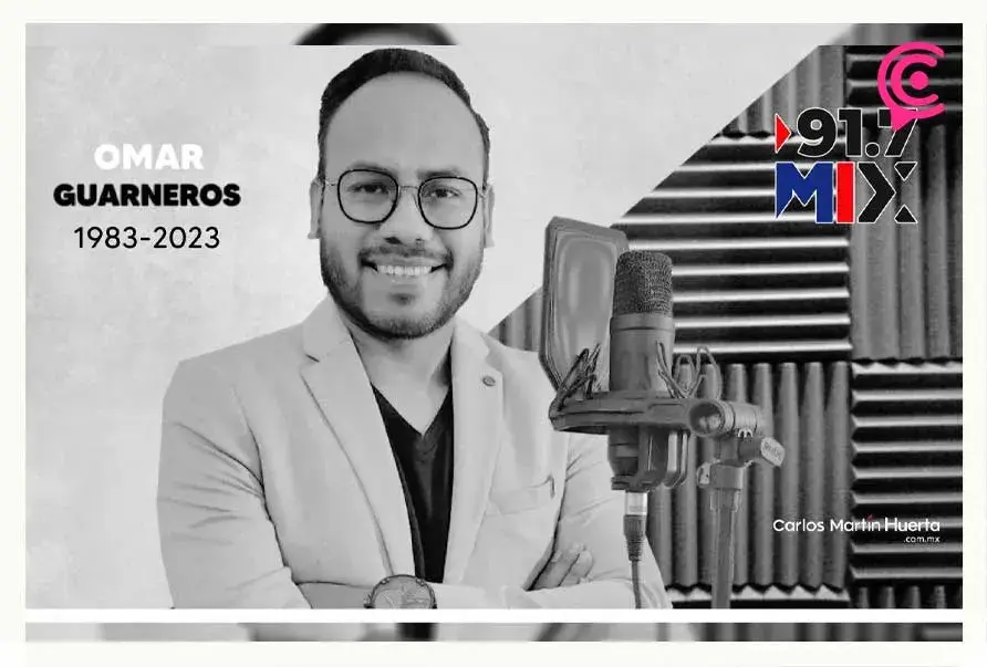 Así despiden los locutores de Puebla a su colega Omar Guarneros