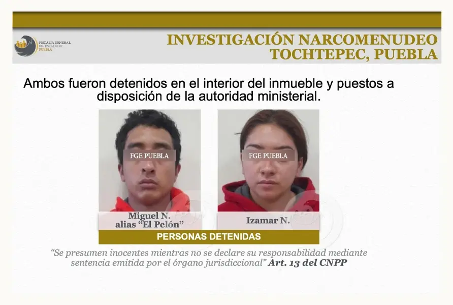 Miguel N., "El Pelón", fue detenido con 121 dosis de cristal en Tochtepec.