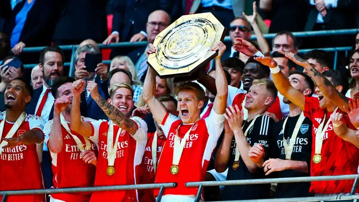 Arsenal vence al Manchester City en la gran final de la Community Shield