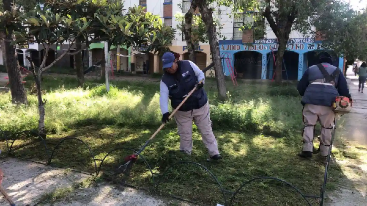 Ayuntamiento de Puebla da mantenimiento a Unidades Habitacionales