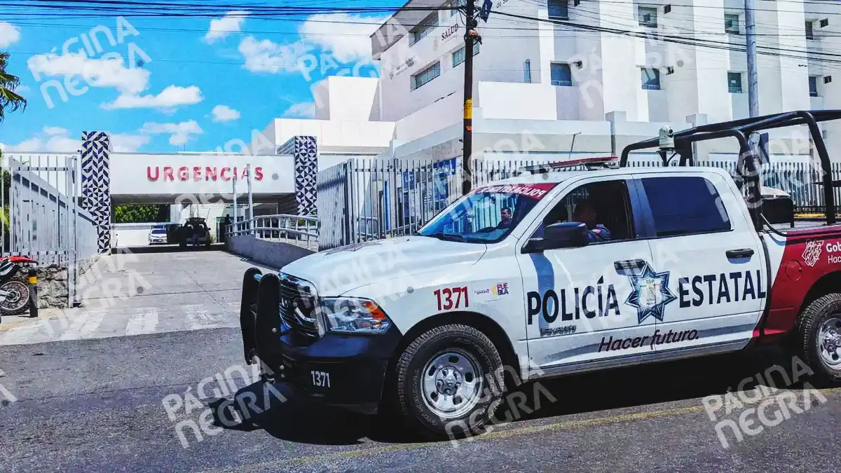 Policía de la SSP de Puebla disparó accidentalmente mientras custodiaba a reo en un hospital