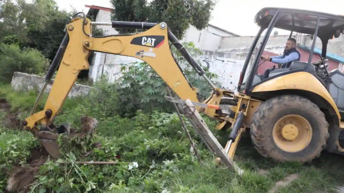 Gobierno Municipal va por la rehabilitación del puente de la calle Puebla, en Aparicio