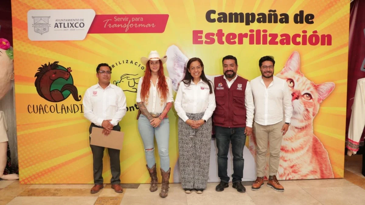 Gobierno de Atlixco y Cuacolandia suman esfuerzos para campaña masiva de esterilización.