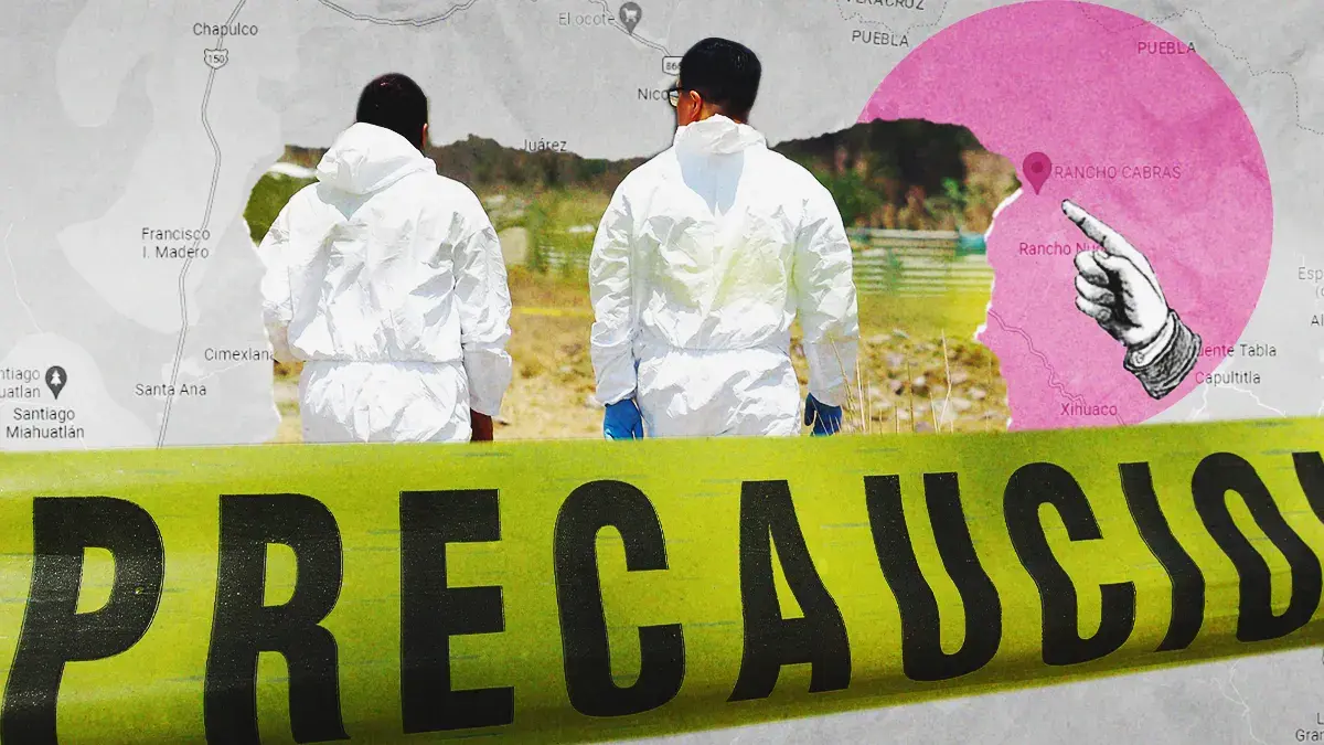 Hallan tres cuerpos calcinados en Rancho Cabras, Tehuacán