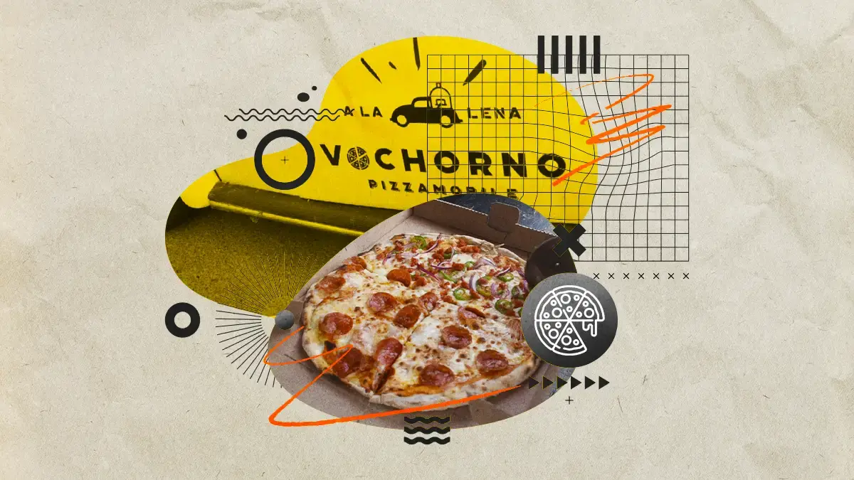 Vochorno, la pizzería sobre ruedas que se encuentra en Puebla.