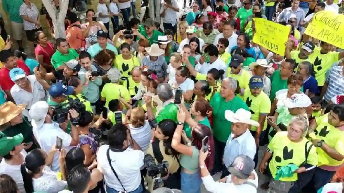 ’’Por primera vez, 6 millones de personas salieron de la pobreza’’: Claudia Sheinbaum en Ébano, San Luis Potosí
