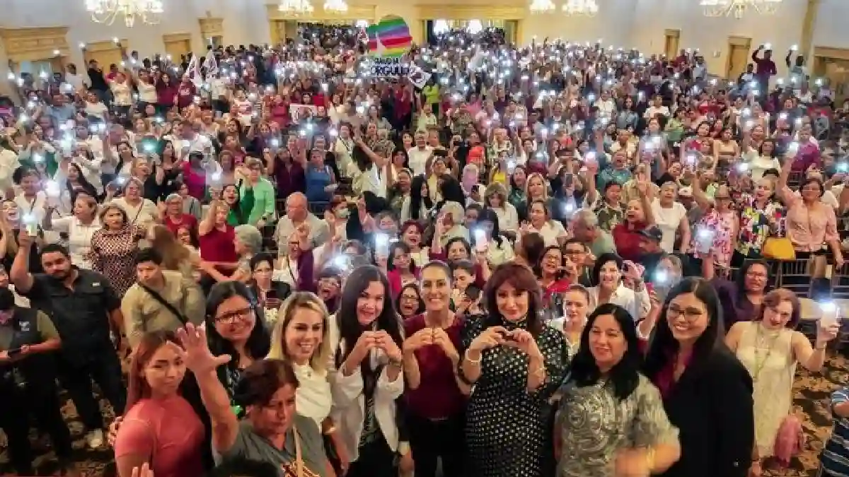  Claudia Sheinbaum al señalar que las mujeres son parte de un momento histórico que solo ha sido posible gracias a la 4T, pues se trata de un proyecto de nación en el que la igualdad es parte esencial